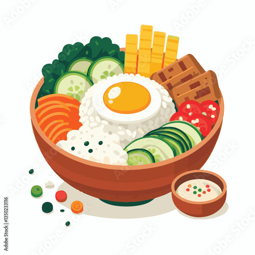 bibimbap, asian, cuisine, meal, healthy, delicious, food, rice, gourmet, korean food, vegetable, cooking, dinner, fresh, colorful, bowl, lunch, traditional, dish, egg, beef, spicy, korean, carrot, mea