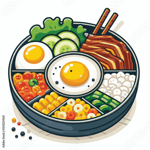 bibimbap, asian, cuisine, meal, healthy, delicious, food, rice, gourmet, korean food, vegetable, cooking, dinner, fresh, colorful, bowl, lunch, traditional, dish, egg, beef, spicy, korean, carrot, mea
