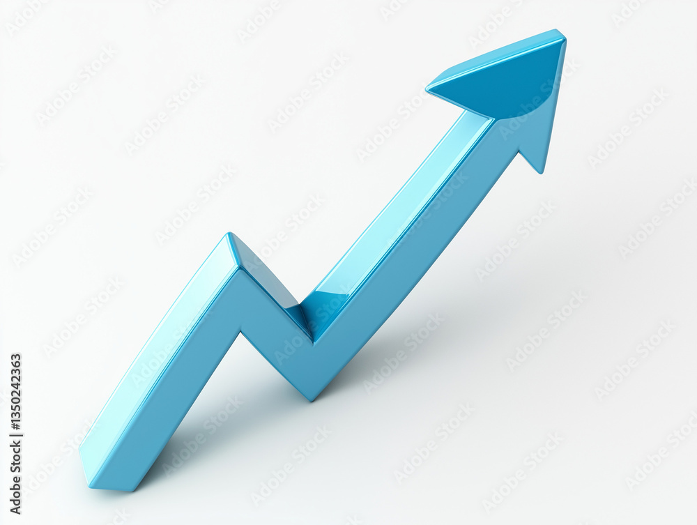 Blue 3D Arrow Graph Growth, Success, Progress, Upward Trend, Rising, Positive, Development, Increase Blue 3D Arrow Graph Growth, Success, Progress, Upward Trend, Rising, Positive, Development, Increase