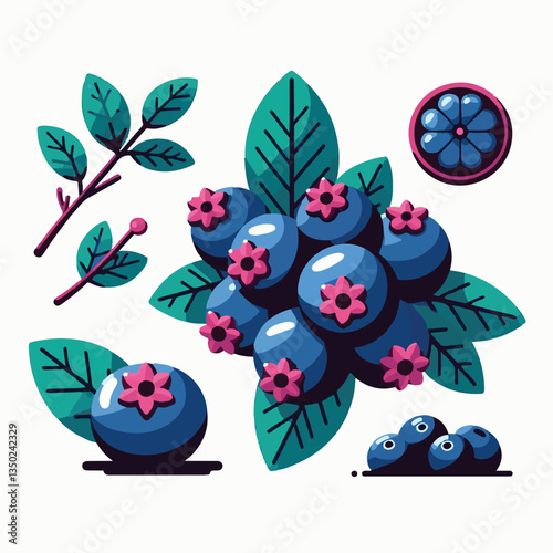 blueberry, bilberry, fresh, background, berry, food, blue, healthy, fruit, delicious, ripe, closeup, natural, white, dessert, leaves, organic, raw, sweet, vegetarian, berries, huckleberry, nutrition, 