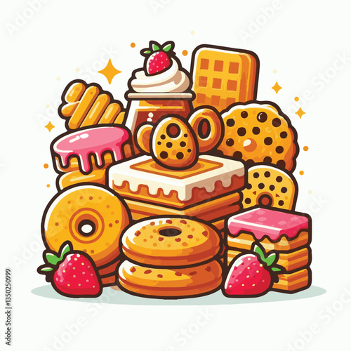 sweet, dessert, cake, food, pastry, gourmet, delicious, background, bakery, sponge, fresh, baked, confectionery, homemade, tasty, recipe, piece, pie, ingredient, sugar, eat, object, treat, biscuit, co