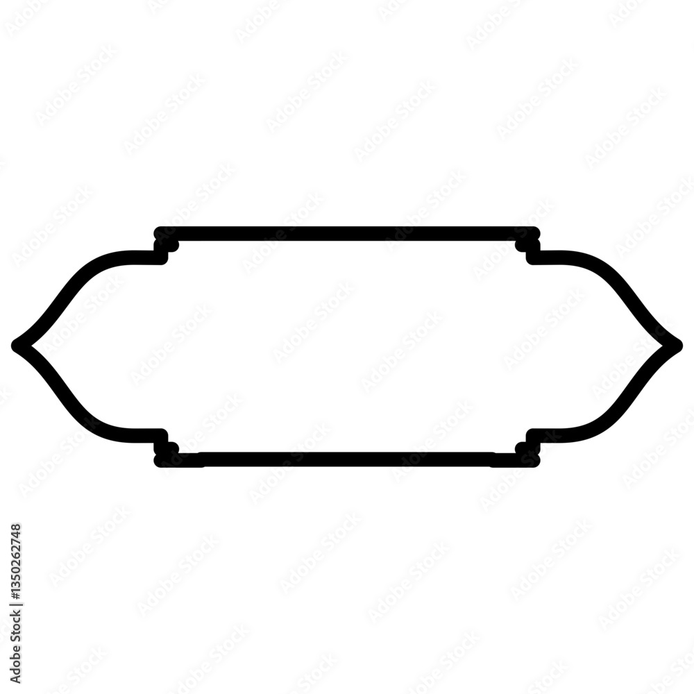 Obraz premium frame icon vector illustration concept