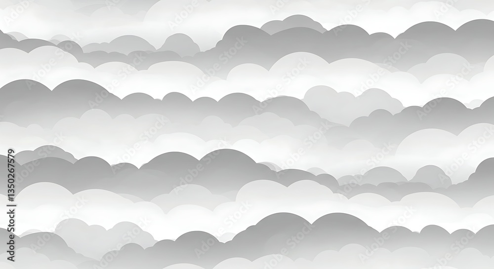 Abstract Cloudscape Background with Grayscale Tones for Graphic Design Abstract Cloudscape Background with Grayscale Tones for Graphic Design