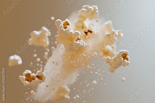 Popcorn Explosion - A Delicious Visual Treat