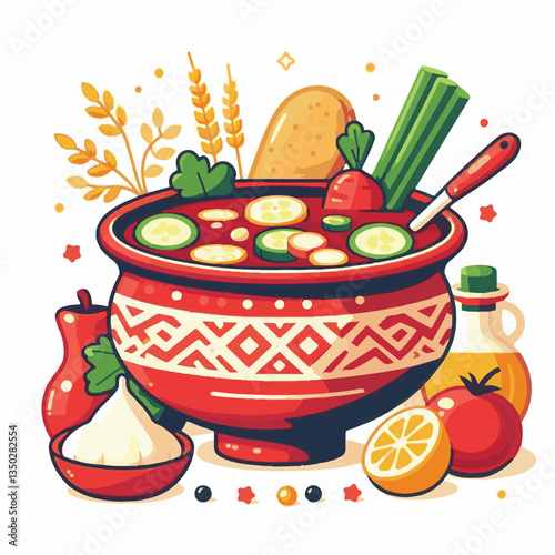 soup, food, borscht, bowl, ukrainian, dish, lunch, dinner, vegetable, beet, cream, cuisine, borsch, beetroot, red, meat, traditional, healthy, meal, homemade, hot, gourmet, plate, garlic, tasty, cooki