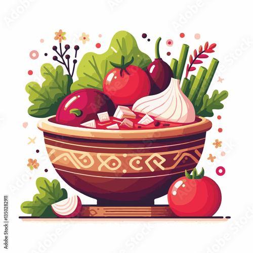 soup, food, borscht, bowl, ukrainian, dish, lunch, dinner, vegetable, beet, cream, cuisine, borsch, beetroot, red, meat, traditional, healthy, meal, homemade, hot, gourmet, plate, garlic, tasty, cooki