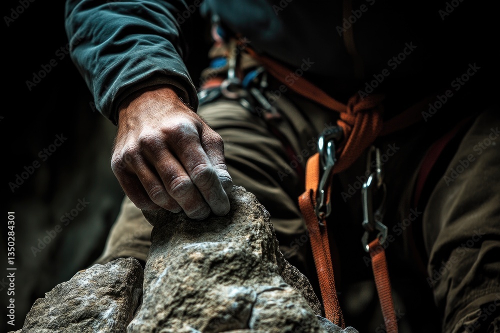 A close-up shot of a person grasping a rock, suitable for use in illustrations about individuality or environmentalism