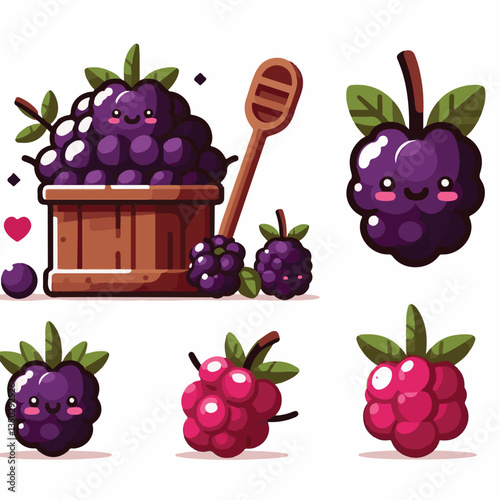 organic, berry, boysenberry, food, healthy, plant, blackberry, ripe, fresh, nature, natural, background, isolated, fruit, leaf, berries, sweet, juicy, illustration, branch, summer, ingredient, raspber