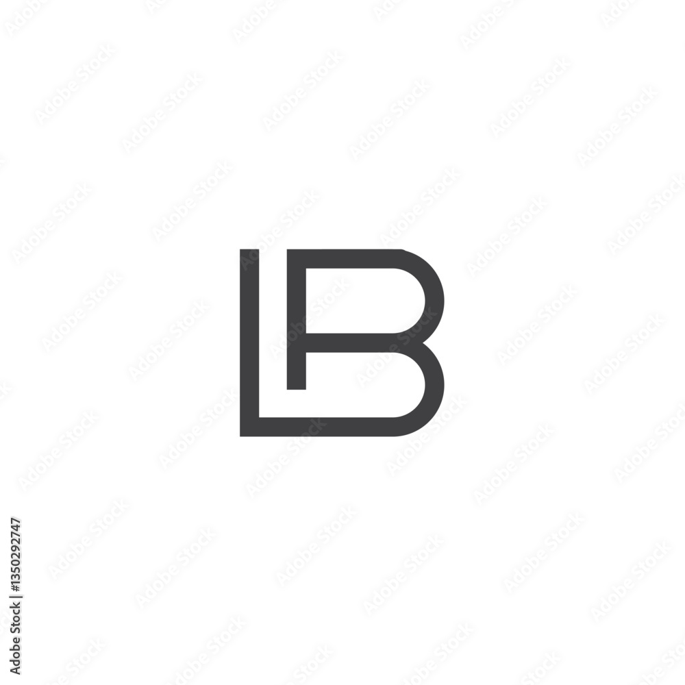 LB initial abstrack logo LB initial abstrack logo