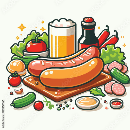 bratwurst, food, delicious, sausage, meat, grilled, meal, lunch, cooked, traditional, barbecue, beef, pork, grill, dinner, german, cooking, eat, bbq, hot, grilling, cuisine, wurst, roasted, bavarian, 