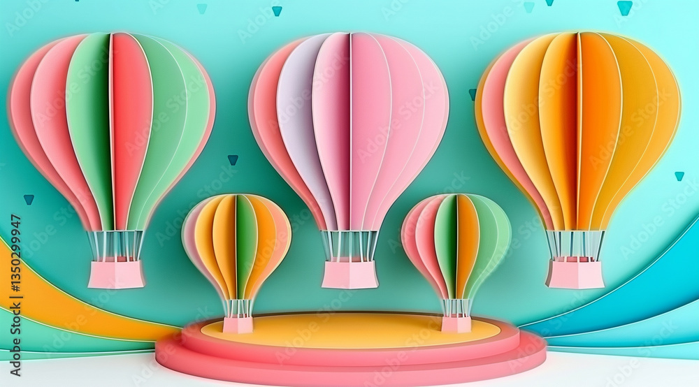 Obraz premium hot air balloon