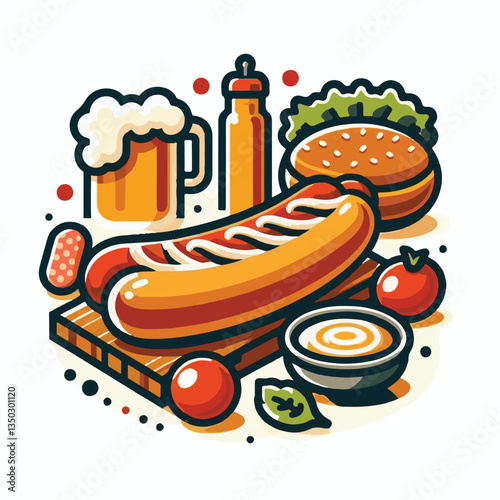 bratwurst, food, delicious, sausage, meat, grilled, meal, lunch, cooked, traditional, barbecue, beef, pork, grill, dinner, german, cooking, eat, bbq, hot, grilling, cuisine, wurst, roasted, bavarian, 