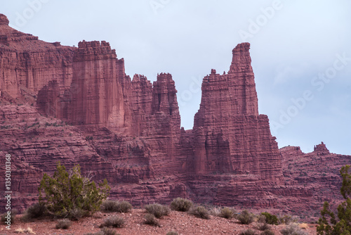Red rocks of Canyonlands national park in Utah wilderness
