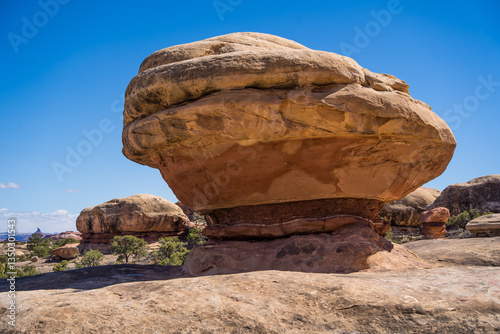 Red rocks of Canyonlands national park in Utah wilderness