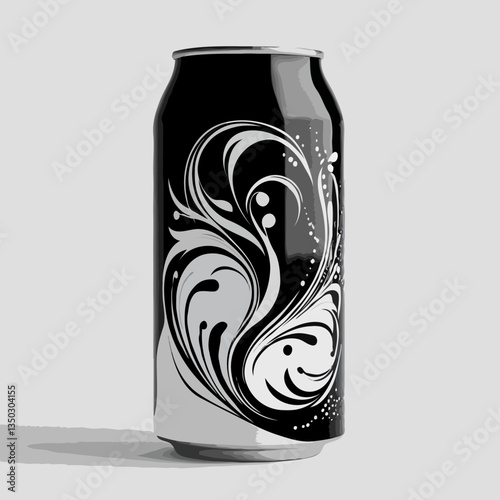 Soda Can Swirl Logo