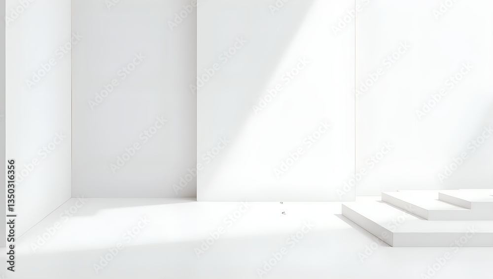Obraz premium Geometric Grace: The Balance of Minimalism