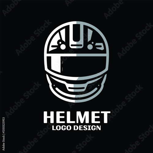 Helmet Vector Logo Design