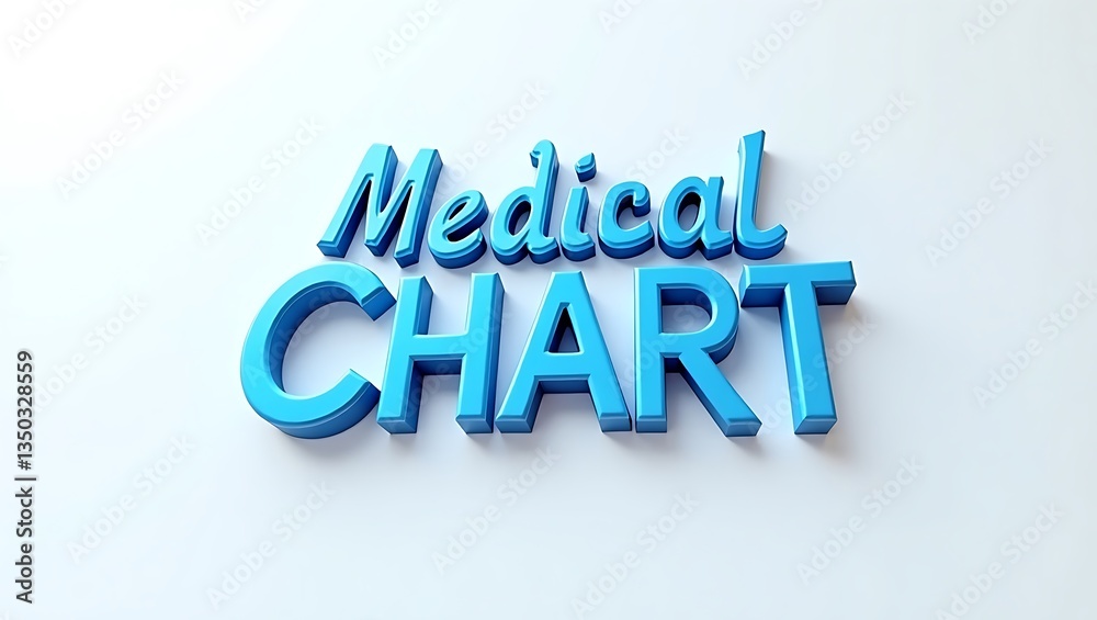 Detailed medical chart showcasing health information and patient data display Detailed medical chart showcasing health information and patient data display
