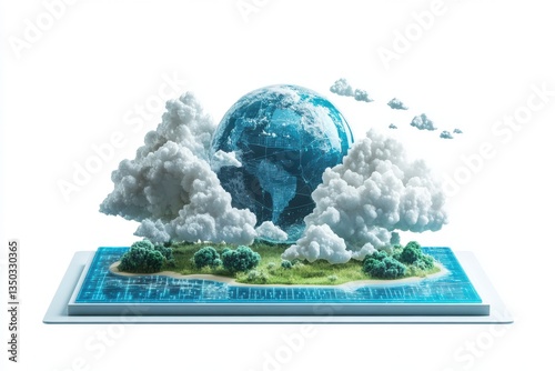 AI-Driven Weather Prediction System Analyzing Historical Data for Long-Term Climate Trends