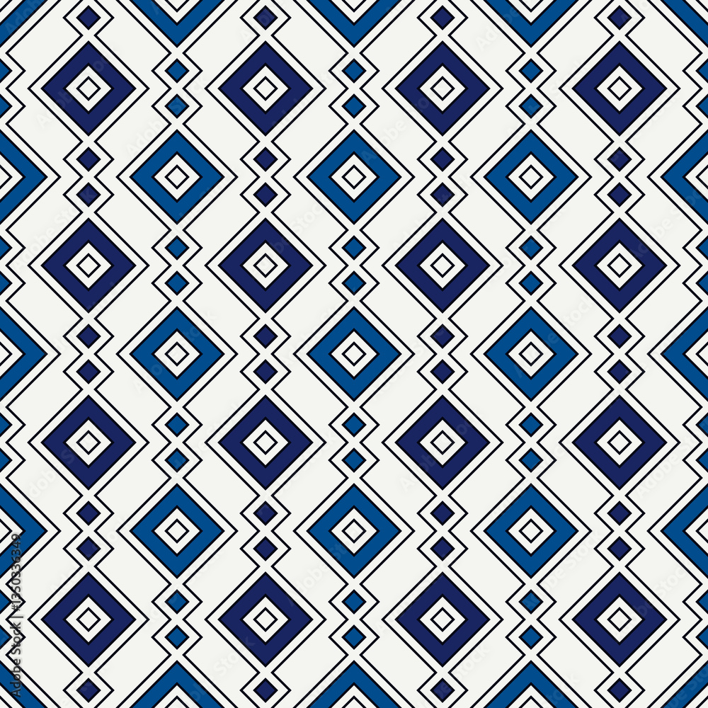 Ethnic, tribal seamless surface pattern. Repeated diamonds and rhombuses motif. Folk background. Folkloric wallpaper. Geometric ornament. Geo digital paper, textile print. Vector art Ethnic, tribal seamless surface pattern. Repeated diamonds and rhombuses motif. Folk background. Folkloric wallpaper. Geometric ornament. Geo digital paper, textile print. Vector art