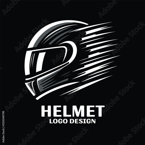 Helmet Vector Logo Design