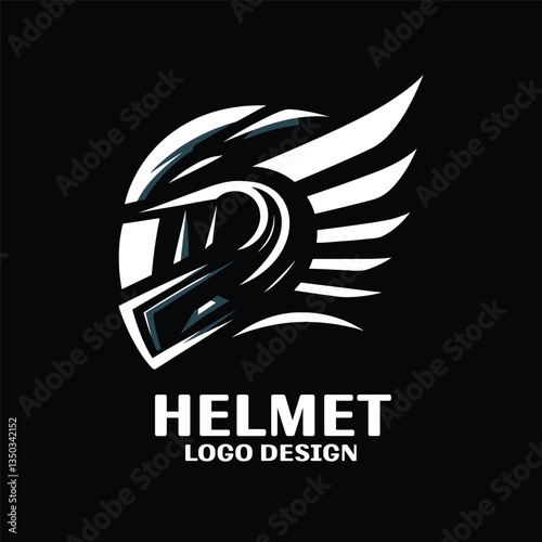 Helmet Vector Logo Design