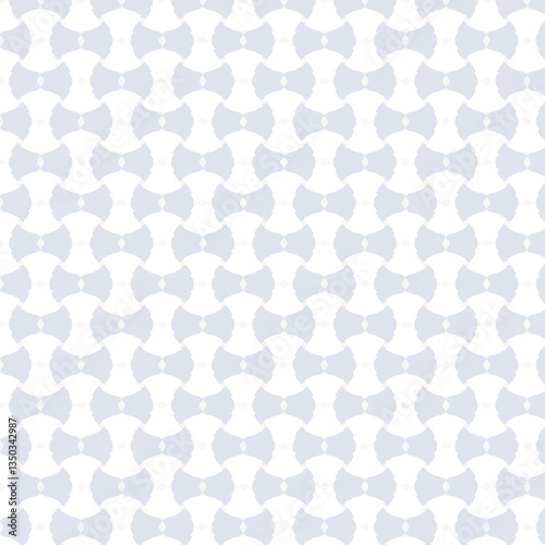 Seamless light blue pattern background featuring abstract shapes, geometric design, and modern textures for wallpapers, fabrics, textiles, decorations, and stationery.