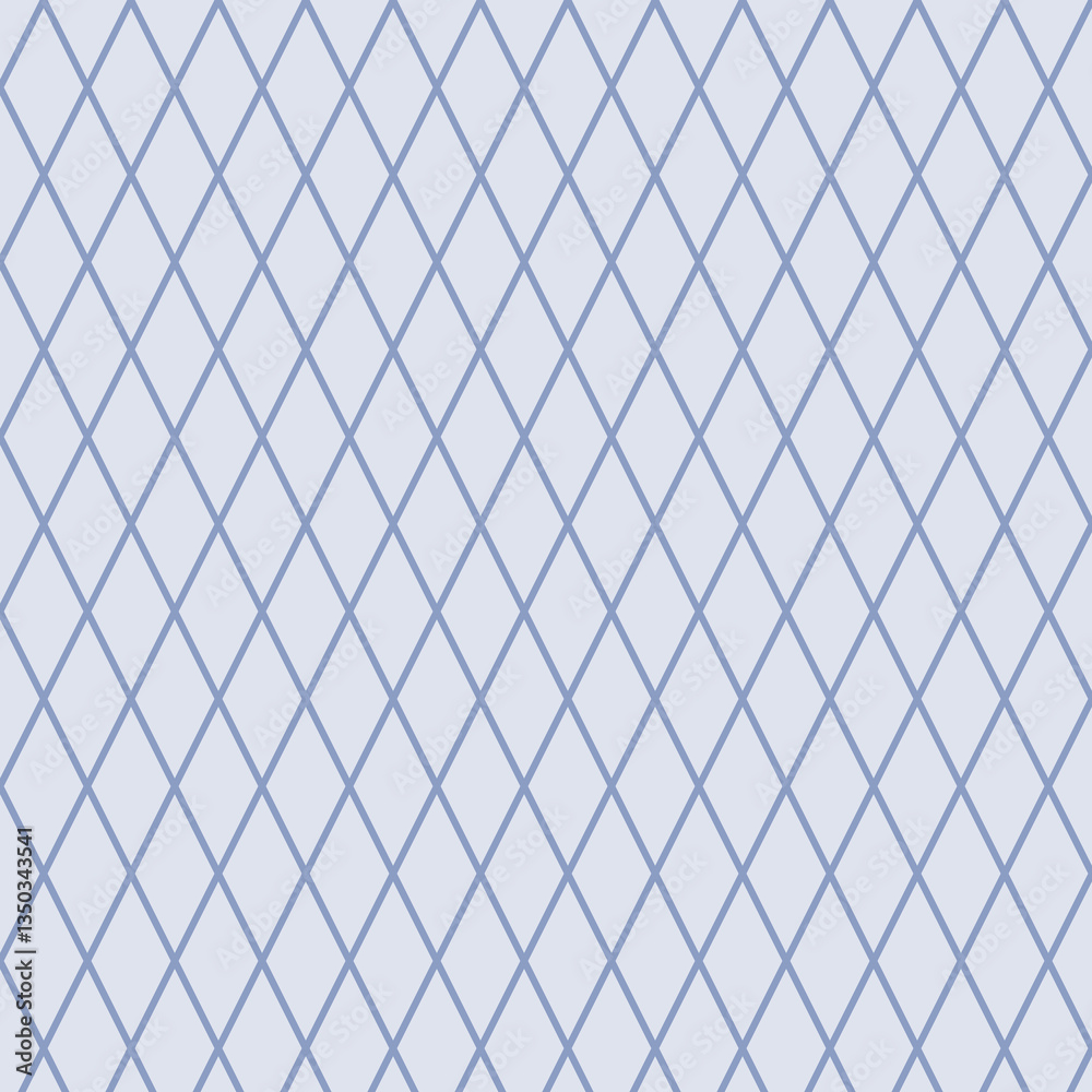 Fototapeta premium Blue and white diamond pattern woven texture background, geometric design seamless repeat, ideal for wallpapers, cards, flyers, invitations, and creative projects.