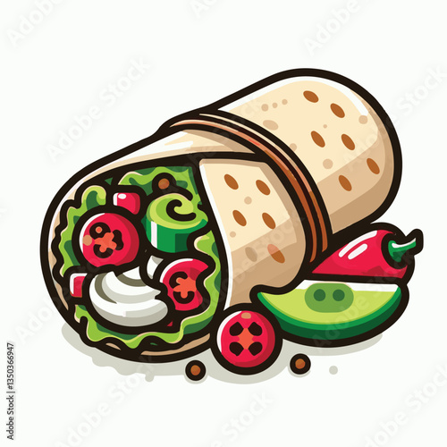 food, delicious, burrito, meal, meat, fast, dinner, restaurant, lunch, snack, background, salad, mexican, vegetable, menu, chicken, isolated, beef, grilled, hot, taco, wrap, bread, banner, cuisine, to