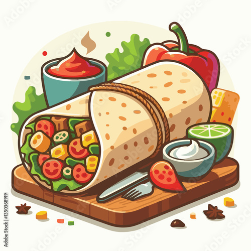 food, delicious, burrito, meal, meat, fast, dinner, restaurant, lunch, snack, background, salad, mexican, vegetable, menu, chicken, isolated, beef, grilled, hot, taco, wrap, bread, banner, cuisine, to