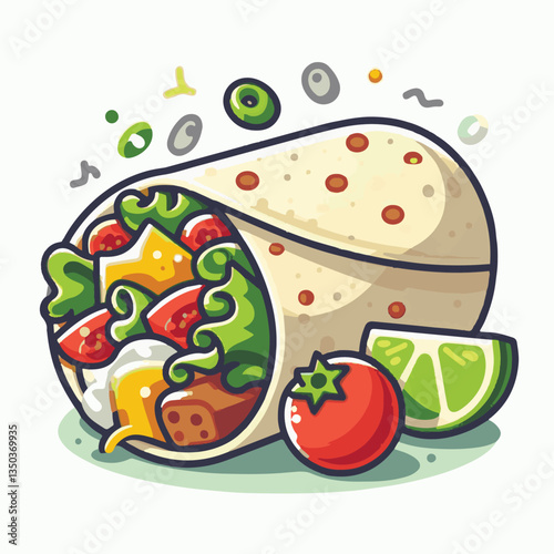 food, delicious, burrito, meal, meat, fast, dinner, restaurant, lunch, snack, background, salad, mexican, vegetable, menu, chicken, isolated, beef, grilled, hot, taco, wrap, bread, banner, cuisine, to