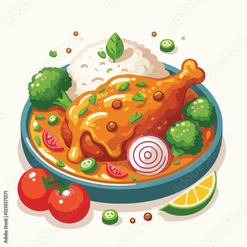 food, chicken, dish, curry, indian, cuisine, butter chicken, dinner, spicy, delicious, traditional, restaurant, meat, meal, rice, asian, lunch, masala, tikka, bowl, background, recipe, healthy, pakist