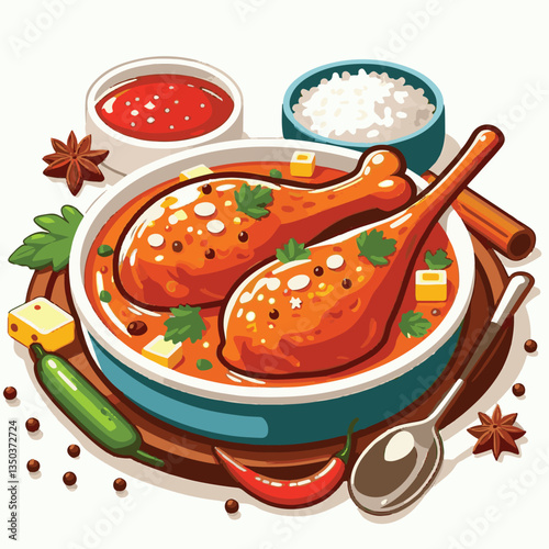 food, chicken, dish, curry, indian, cuisine, butter chicken, dinner, spicy, delicious, traditional, restaurant, meat, meal, rice, asian, lunch, masala, tikka, bowl, background, recipe, healthy, pakist