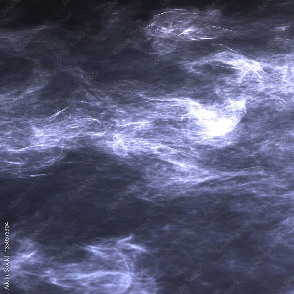 Fototapeta premium Abstract digital artwork featuring soft flowing shapes and light