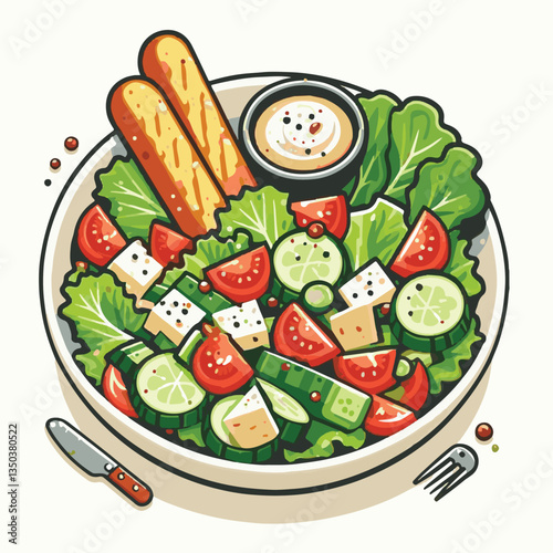 fresh, food, lunch, healthy, lettuce, meal, cheese, salad, gourmet, delicious, dinner, green, vegetable, bread, caesar, parmesan, dish, bowl, chicken, sauce, plate, grilled, cuisine, diet, crouton, ap