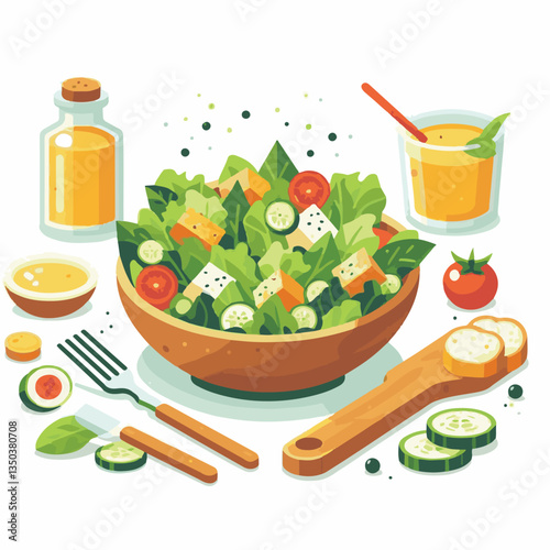 fresh, food, lunch, healthy, lettuce, meal, cheese, salad, gourmet, delicious, dinner, green, vegetable, bread, caesar, parmesan, dish, bowl, chicken, sauce, plate, grilled, cuisine, diet, crouton, ap