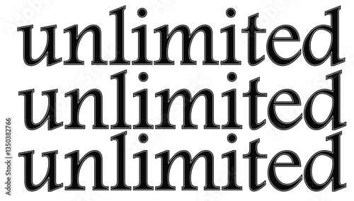 Card written on it unlimited