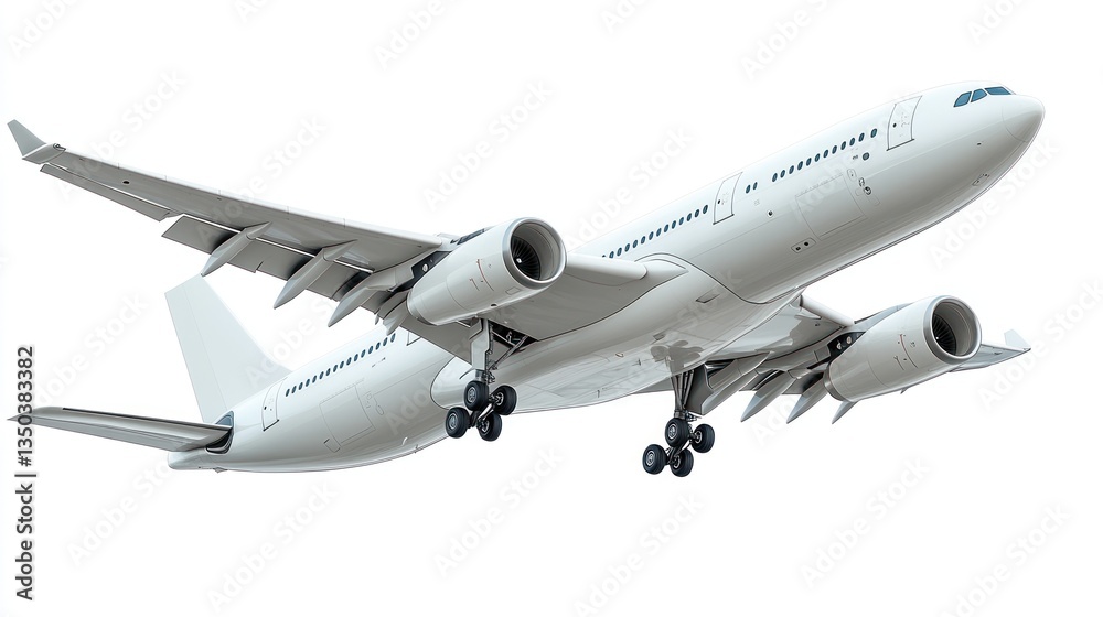 Airbus A330-300 Airplane in Flight Airbus A330-300 Airplane in Flight