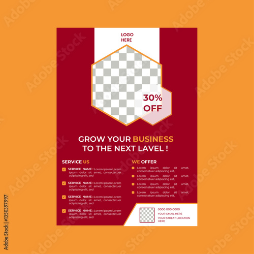 Modern And Creative A4 Flyer Template