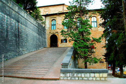 Konstfotografi FOSSOMBRONE, ITALY - AUGUST 15, 2024: Corte Alta