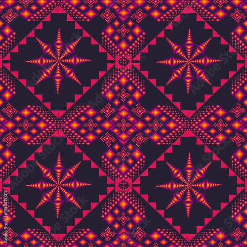 red and white seamless pattern