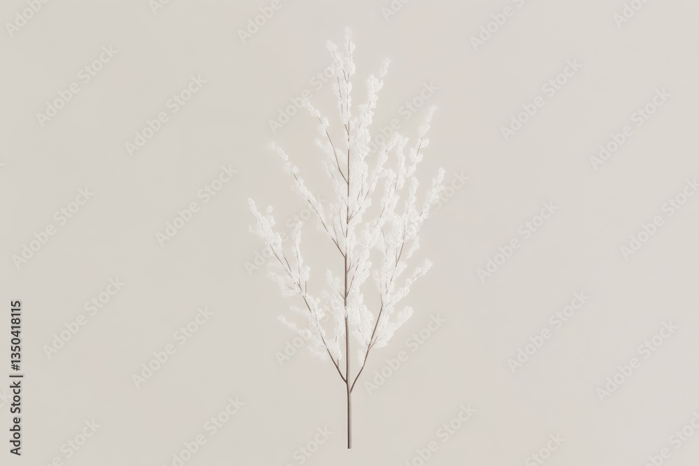 Fototapeta premium Elegant, delicate white branch
