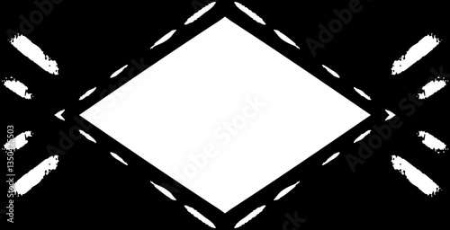 abstract icon on white background with shadows to put in web and merch designs