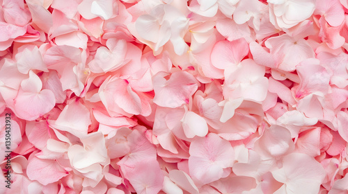 Pink flower petals background texture; romantic, delicate; design, website, greeting card