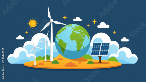 Sustainable Earth: Wind & Solar Power