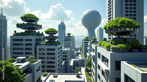 Green Roof Cityscape