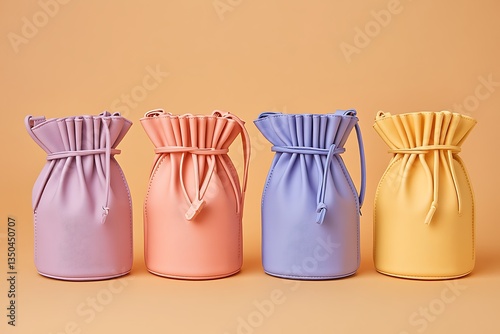 Pastel-Colored Drawstring Bags for a Trendy Look