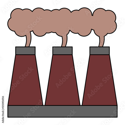 Polution Flat icon
