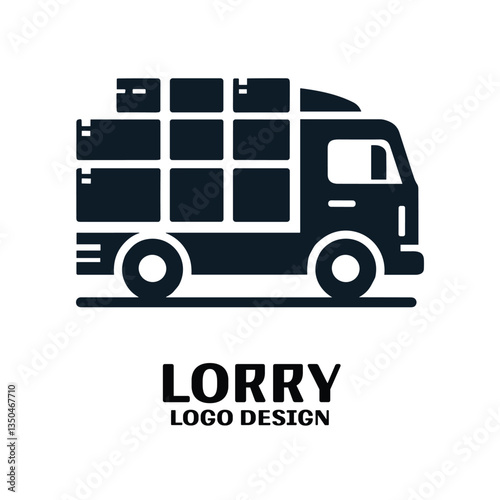 Lorry Vector Logo Design