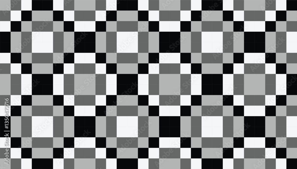 Classic geometric design with high contrast play that gives a dynamic look Classic geometric design with high contrast play that gives a dynamic look